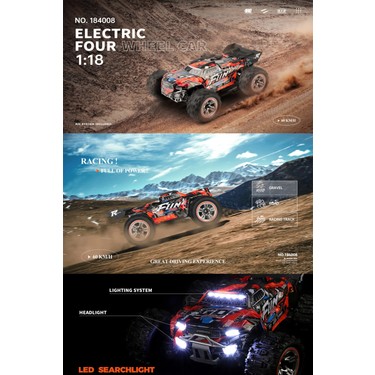 1/18 60 Km Hız Yapan Rc Araba 2.4 Ghz 4x4 LED Işıklı Full Fiyatı