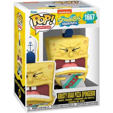 Pop! Peluş: Pizzalı Sünger Bob, 25. Yıl Koleksiyon Oyuncağı, Fiyatı
