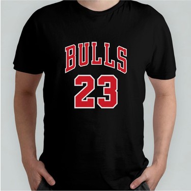 Chicago Bulls 23 - Michael Jordan %100 Pamuklu Bisiklet Yaka Fiyatı