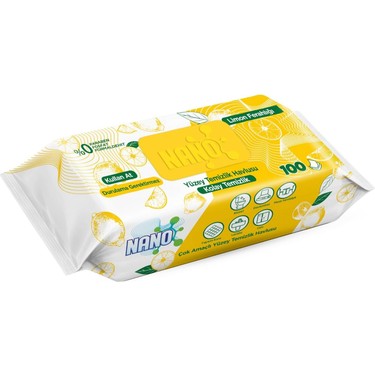 Nano Cmk Nano Yüzey Temizlik Havlusu Limon Ferahlığı 100'lü Fiyatı