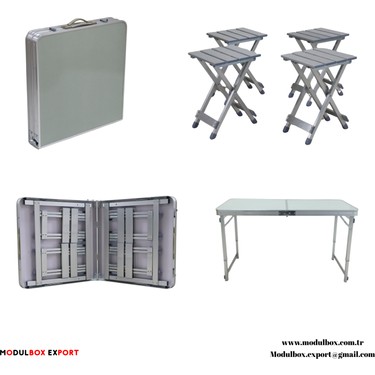 MODULBOX KATLANABİLİR, AYARLANABİLİR ALÜMİNYUM 60X120, 4 Fiyatı