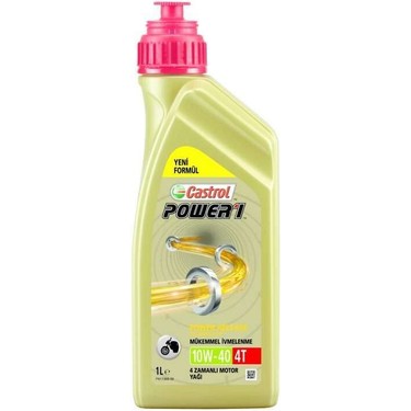 Castrol Power1 4t 10W-40 Motosiklet Motor Yağı 1 Lt Fiyatı