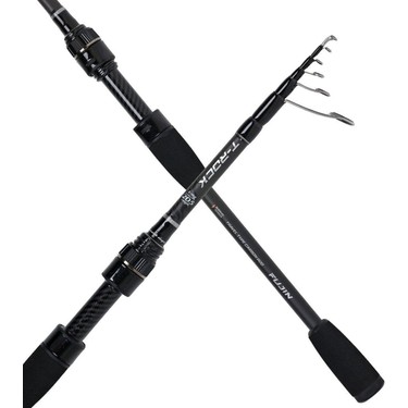 Fujin T-Rock 205cm 1-9gr Teleskopik LRF Kamışı Siyah Renkli Fiyatı