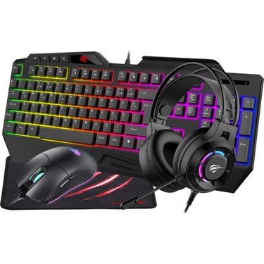 4点セット GAMENOTE PC GAMING DEVICEゲーミング　訳あり Havit Gamenote KB905CM-TUR 4'lü Gaming Set – Klavye, Mouse, Fiyatı