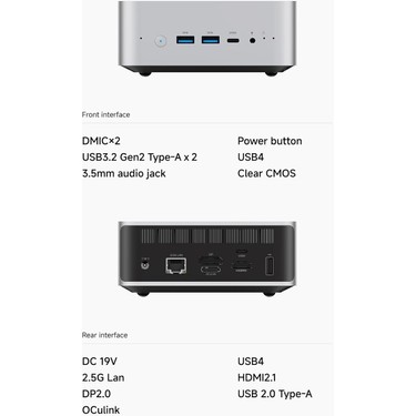 Minisforum Aı X1 Amd Ryzen 7 255, 32GB Ddr5 Ram, 1 Tb M.2 Fiyatı