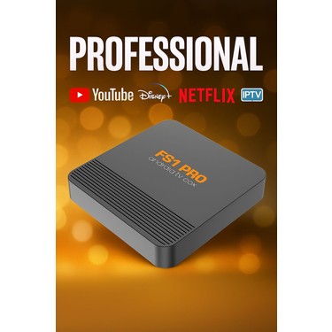 FS1PRO Teknoloji Android TV Box 4K Full IPTV Özellikli Fiyatı