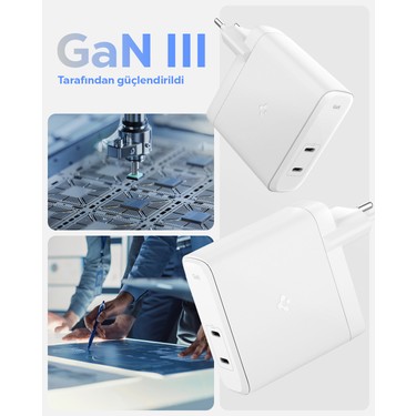 Spigen 140W USB-C 2 Port Mini Hızlı Şarj Aleti PPS 2.0 Fiyatı
