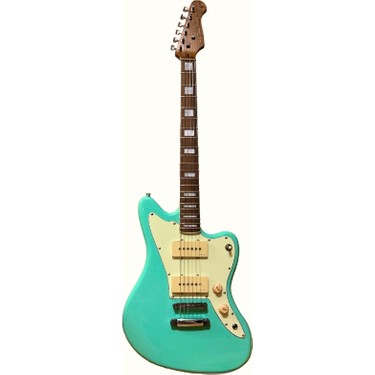 ギター Harley Benton JA-60CC Seafoam Green Harley Benton JA-60CC Seafoam Green Elektro Gitar – Vintage Fiyatı