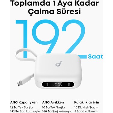 Anker Soundcore P41i Dahili Powerbank Özellikli Kablosuz Fiyatı