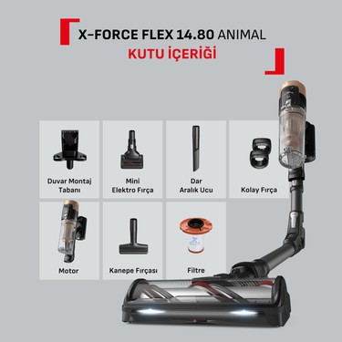 Tefal TY9B74WO X-Force Flex 14.80 Animal Care 240 Air Watt Fiyatı