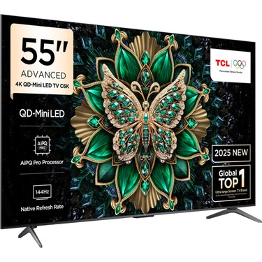 TCL 55C6K 55'' 139 Ekran Uydu Alıcılı 4K Ultra HD MiniLED Fiyatı