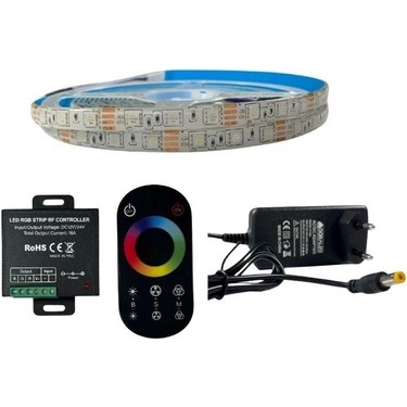 Rf Dokunmatik Kumandalı Rgb Şerit LED Set 5050 Ledli 3çipli Fiyatı