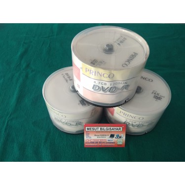Prinso Princo 4.7gb Dvd-R 120MİN 50 Adet Mesut Bilgisayarda Fiyatı
