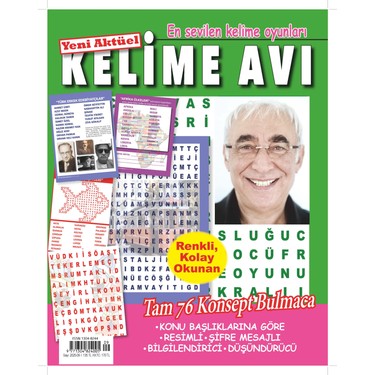 Turkuvaz Yeni Aktüel Kelime Avı Kültür Dergisi 2025 Yılına Kitabı