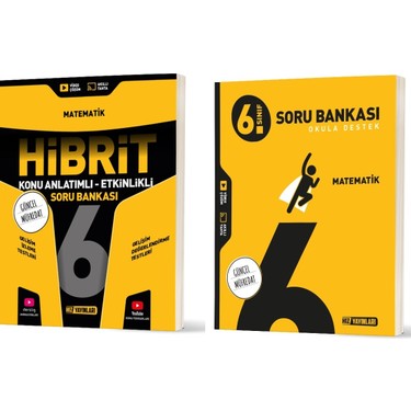 Hız Yayınları 2026 6. Sınıf Matematik Soru + Hibrit - Konu Kitabı