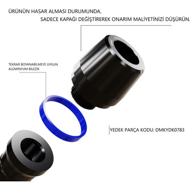Yamaha Fazer 8 Uyumlu Grenaj Koruma Takozu (Mavi) Fiyatı