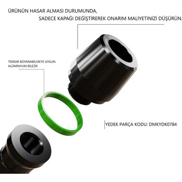 Dmk -Kawasaki ZX4RR Uyumlu Grenaj Koruma Takozu (Yeşil) Fiyatı