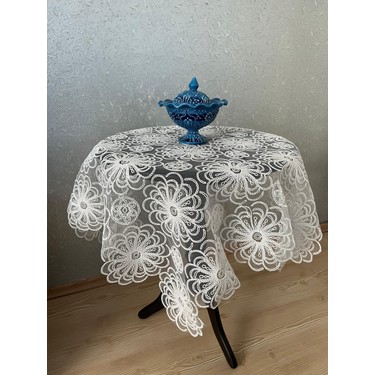 Zesa Home Fiskos Masa Örtüsü Tül Güpürlü Çeyizlik Fiyatı