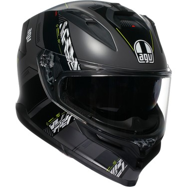 Agv K7 Kyber Matt Grey Yellow Fluo Kapalı Kask Fiyatı