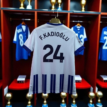 Ferdi Kadıoğlu Brighton Albion 2024/25 Iç Saha Forma Mavi Fiyatı