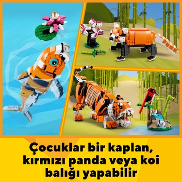 LEGO® Creator Muhteşem Kaplan 31129 - 9 Yaş & Üzeri Çocuklar Fiyatı