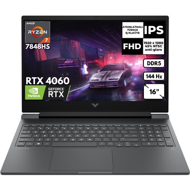 Hp Victus 16-S0014NT R7-7840HS 40 GB 256 GB SSD 8gb RTX4060 Fiyatı