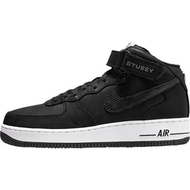 Nike Air Force 1 '07 Mid x Stussy Siyah Sneaker DJ7840001 Fiyatı