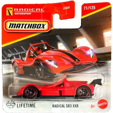 C0859 Matchbox 1:64 Tekli Arabalar Radical Sr3 Xxr JBR72 Fiyatı