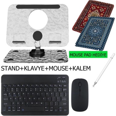 iPad Pro 13 Inç M4 (2024) Uyumlu Stand Klavye Mouse Kalem Fiyatı