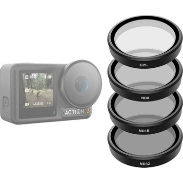 Telesin Telesın Osmo Action 3/4/5 Pro Cpl+Nd8/16/32 Filtre Fiyatı