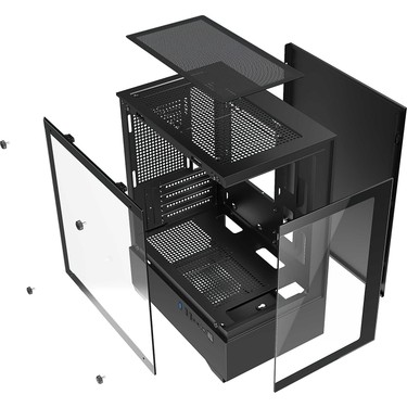 İzoly Venus 3 x 120MM Argb Fan 450W Psu M-Atx Gaming Case Fiyatı