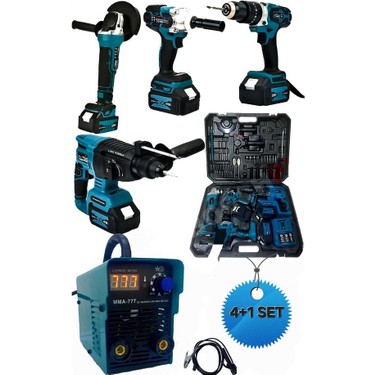 4+1 Set Akülü Ultra 4lü Set ve MMA777 Turbo Çanta Kaynak Fiyatı