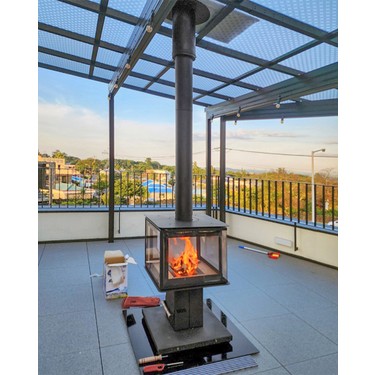 A.caminetti Outdoor 4D Açık Hava İthal Alman Odunlu Bahçe Fiyatı