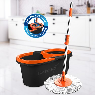 Macromax Focus Black Otomatik Temizlik Seti, Pedalsız Döner Fiyatı