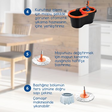 Macromax Focus Black Otomatik Temizlik Seti, Pedalsız Döner Fiyatı