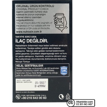 Nutraxin Magnesium Complex Vitamin B6 60 Tablet Orzax Ocean Fiyatı