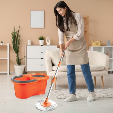 Macromax Focus Mikrofiber Temizlik Seti Pedalsız Döner Fiyatı