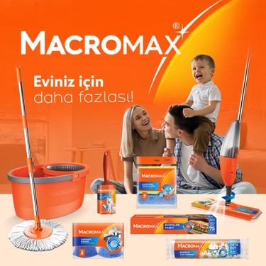 Macromax Famous+ Düz Mop Yer Temizlik Sistemi, Islak ve Kuru Fiyatı