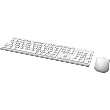 İzoly KM6225 Q Kablosuz Beyaz Klavye Mouse Set Fiyatı