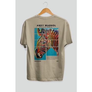 Andy Warhol Arka Baskılı Oversize T-Shirt Erkek Kadın Fiyatı