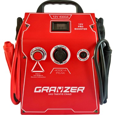 Grayzer Akü Takviye Cihazı 12V 4000A Fiyatı - Taksit Seçenekleri