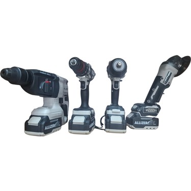 Allızer 4 Lü Set Gri (Kırıcı Delici Matkap) Fiyatı