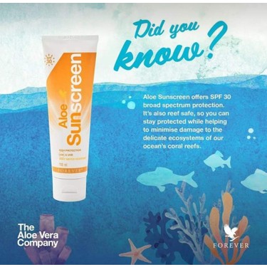 Forever Living Aloe Veral Aloe Sunscreen Gne Kremi Spf Fiyat