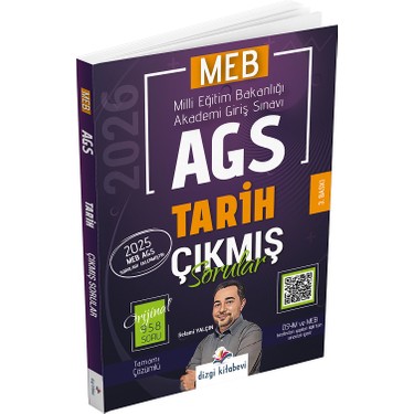 Dizgi Kitap 2026 Meb-Ags Tarih Çıkmış Sorular Çözümlü - Kitabı