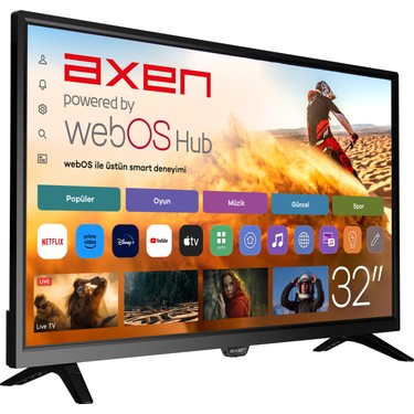 Axen AX32DAL540 32 81 Ekran Uydu Alıcılı HD Ready Smart LED Fiyatı