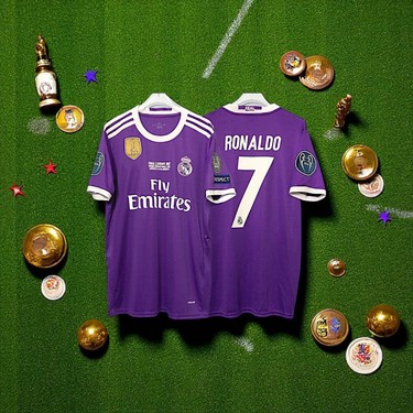 Bite Nose Real Madrid Ronaldo Nostalji Mor Forması Fiyatı