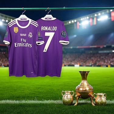 Bite Nose Real Madrid Ronaldo Nostalji Mor Forması Fiyatı