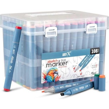 Rich Art-X Sketch Marker Duo 108 Li Set 18052 Fiyatı