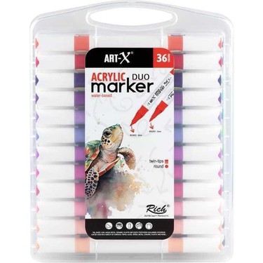 Rich Art-X Acrylıc Marker Duo 36 Lı Set 18058 Fiyatı