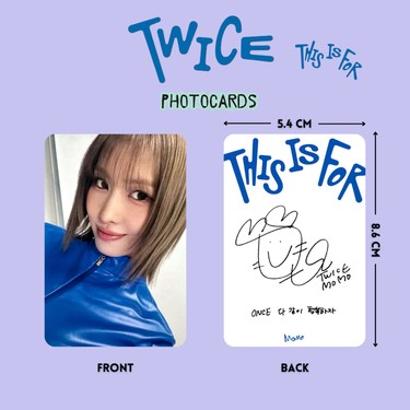 Twıce Momo '' This Is For '' Photocards Set Fiyatı